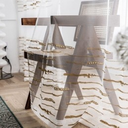 Cortina De Tul De Gasa Moderna, Hecha A Medida, Color Blanco Transparente Para Sala De Estar Y Dormitorio.