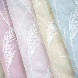 Cortinas Decorativas De Tul Bordado Para Ventana De Salón