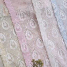 Cortina Bordada De Lujo Para Sala De Estar Y Comedor, Hecha A Medida.