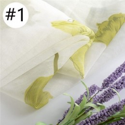 Elegante Cortina De Voile De Loto, Hecha A Medida, Panel De Persianas Para Sala De Estar Y Dormitorio.