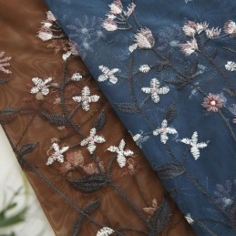 Cortinas Decorativas De Tul Bordado Para Ventana De Salón