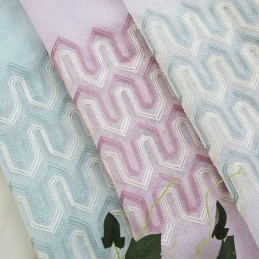 Cortina Bordada De Lujo Para Sala De Estar Y Comedor, Hecha A Medida.