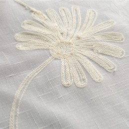 Cortina Transparente De Tul Con Hojas Bordadas De Lujo, Hecha A Medida, Para Sala De Estar Y Dormitorio.