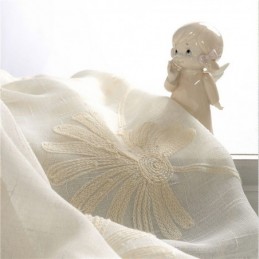 Cortina Transparente De Tul Con Hojas Bordadas De Lujo, Hecha A Medida, Para Sala De Estar Y Dormitorio.