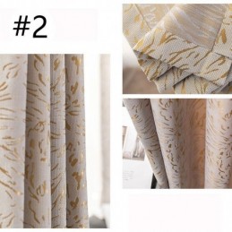Cortina Moderna Hecha A Medida, Cortina Opaca De Jacquard Para Sala De Estar