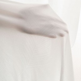 Cortina De Tul Blanca Moderna, Hecha A Medida, De Plumas Transparentes Para Sala De Estar.