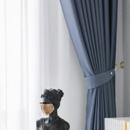 Cortinas Opacas De Algodón...