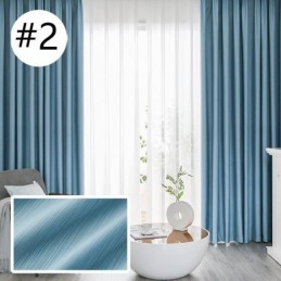 Cortinas Opacas De Algodón Y Seda De Lujo, De Color Liso, Para Dormitorio.
