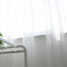 Cortinas Modernas De Gasa Transparente Bordadas, Cortina De Tul Nórdico, Cortina Hecha A Medida Para Sala De Estar