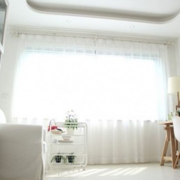 Cortinas Modernas De Gasa Transparente Bordadas, Cortina De Tul Nórdico, Cortina Hecha A Medida Para Sala De Estar