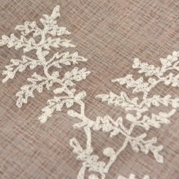 Cortina Blanca Transparente Hecha A Medida, Cortina Bordada De Tul Para Sala De Estar Y Dormitorio