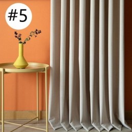 Cortina Opaca De Franela Sólida De Estilo Nórdico Para Hotel, Hecha A Medida.