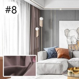 Cortina Opaca De Franela Sólida De Estilo Nórdico Para Hotel, Hecha A Medida.