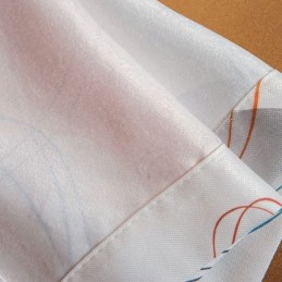 Cortinas De Estilo Nórdico Con Estampado Ovalado