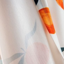 Cortina A Medida Cortina Estilo Nórdico Estampado Frutas