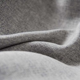 Cortina Opaca Gris Lisa, Hecha A Medida, Moderna Y Sencilla, Para Sala De Estar Y Dormitorio.