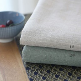 Cortina Moderna Hecha A Medida, Protección Ambiental, Algodón Y Lino, Para Sala De Estar, Color Sólido.