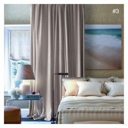 Cortinas Personalizadas De Terciopelo Holandés Semi Opacas De Estilo Japonés