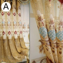 Cortina De Chenilla Hecha A Medida, Estilo Europeo, Para Tratamiento De Ventanas