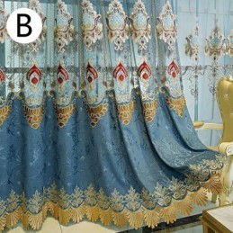 Cortina De Chenilla Hecha A Medida, Estilo Europeo, Para Tratamiento De Ventanas