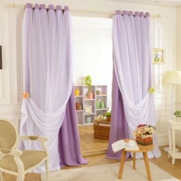 Cortinas Opacas De Doble Capa Estilo Campestre, Listas Para Usar Y Con Personalización Avanzada.