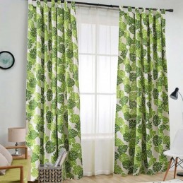 Cortina Con Estampado De...
