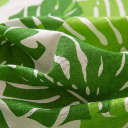 Cortina Con Estampado De Hojas De Plátano, Hecha A Medida, Estilo Nórdico, Para Sala De Estar, Dormitorio, Estudio, Tela Semiopa