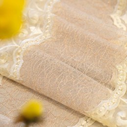 Cortina Nórdica Transparente Hecha A Medida Con Bordado De Enredadera Para Sala De Estar Y Dormitorio