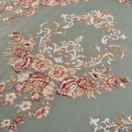 Cortina Opaca Clásica Max Hecha A Medida Con Imitación De Relieve Jacquard Para Dormitorio