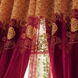 Cortina De Gasa Clásica Minimalista, Hecha A Medida, Estilo Jacquard Europeo, Para Sala De Estar Y Ventana.