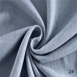 Cortina Opaca De Lino, Hecha A Medida, Color Sólido, Protección Ambiental, Oscurecimiento De La Habitación.