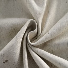 Cortina Opaca De Lino, Hecha A Medida, Color Sólido, Protección Ambiental, Oscurecimiento De La Habitación.