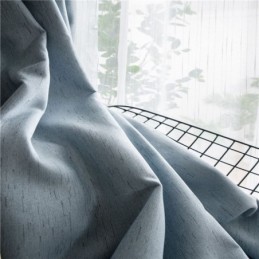 Cortina Opaca De Lino, Hecha A Medida, Color Sólido, Protección Ambiental, Oscurecimiento De La Habitación.