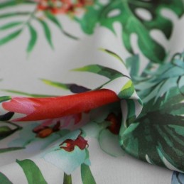 Cortina Opaca De Flamencos Hecha A Medida Cortina Hecha A Medida Tema De Jungla Animal