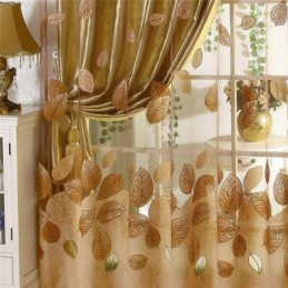 Cortina Transparente Moderna Hecha A Medida, Cortina Minimalista De Jacquard Para Sala De Estar