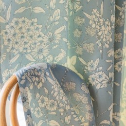 Cortinas Estilo Americano Con Estampado Floral
