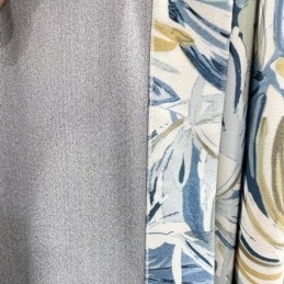 Cortinas Opacas De Franela Con Estampado Floral De Pintura Al Óleo Americana