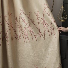 Cortina Hecha A Medida Cortina Americana De Planta Jacquard