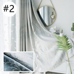 Cortina Hecha A Medida Cortina Americana De Planta Jacquard