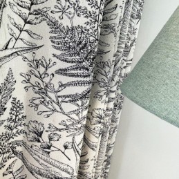 Cortinas De Chenilla Estilo Jacquard Oscuro Americano