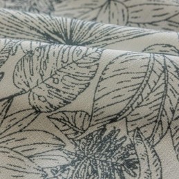 Cortinas De Algodón Y Lino Con Estampado De Plantas Americanas