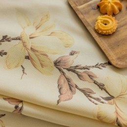 Cortinas Opacas Con Estampado Floral Americano