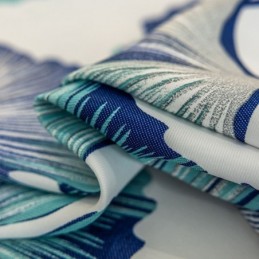 Cortina A Medida Cortina Estilo Nórdico Estampado Hojas