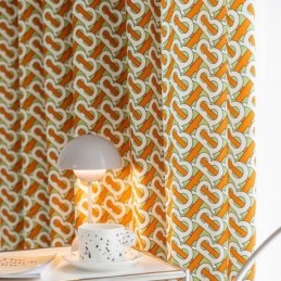 Cortina De Chenilla Hecha A Medida, Cortina Nórdica Estampada, Cortinas Opacas