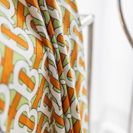 Cortina De Chenilla Hecha A Medida, Cortina Nórdica Estampada, Cortinas Opacas