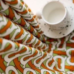 Cortina De Chenilla Hecha A Medida, Cortina Nórdica Estampada, Cortinas Opacas