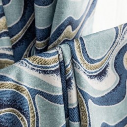 Cortinas Opacas Escandinavas Con Estampado De Chenilla