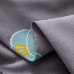 Cortina De Algodón Hecha A Medida Cortina Con Estampado Floral Estilo Nórdico