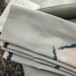 Cortina De Algodón Hecha A Medida Cortina Con Forma De Corazón Estampada Nórdica