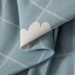 Cortina De Algodón Hecha A Medida Cortina Con Estampado Floral Estilo Nórdico